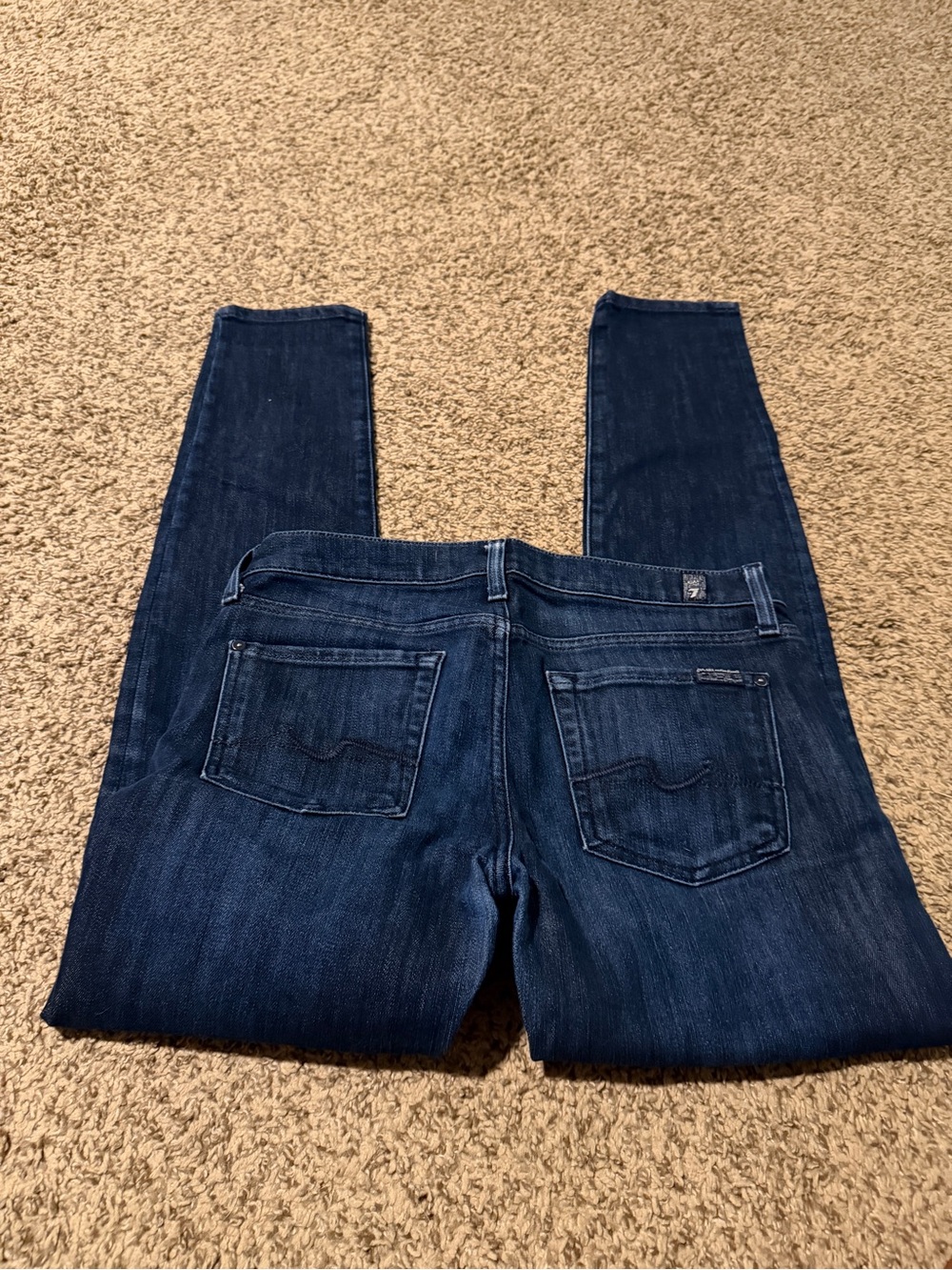 7 for All Mankind Dark Blue Denim Women’s Jeans Size 28